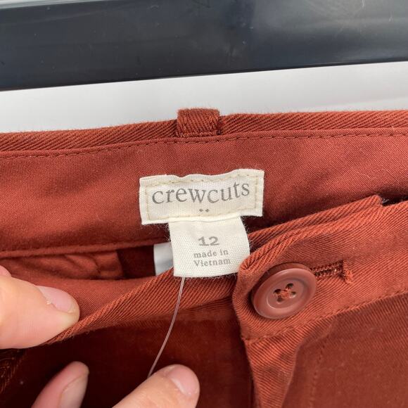 CREWCUTS J. Crew NWT Boy's Chino Fit Pants in Rust // 12 - Picture 4 of 9